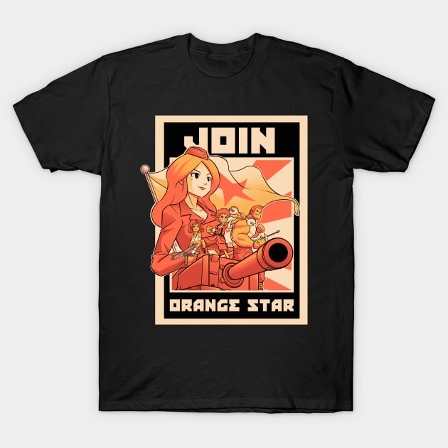 Join Orange Star T-Shirt by CoinboxTees